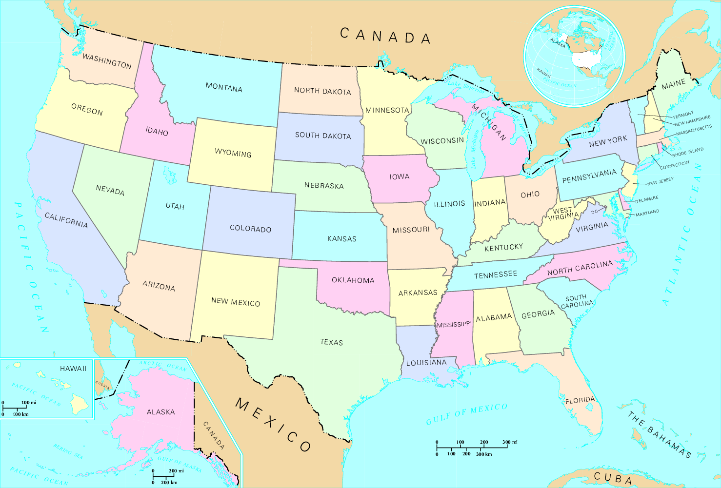 American States Geography
